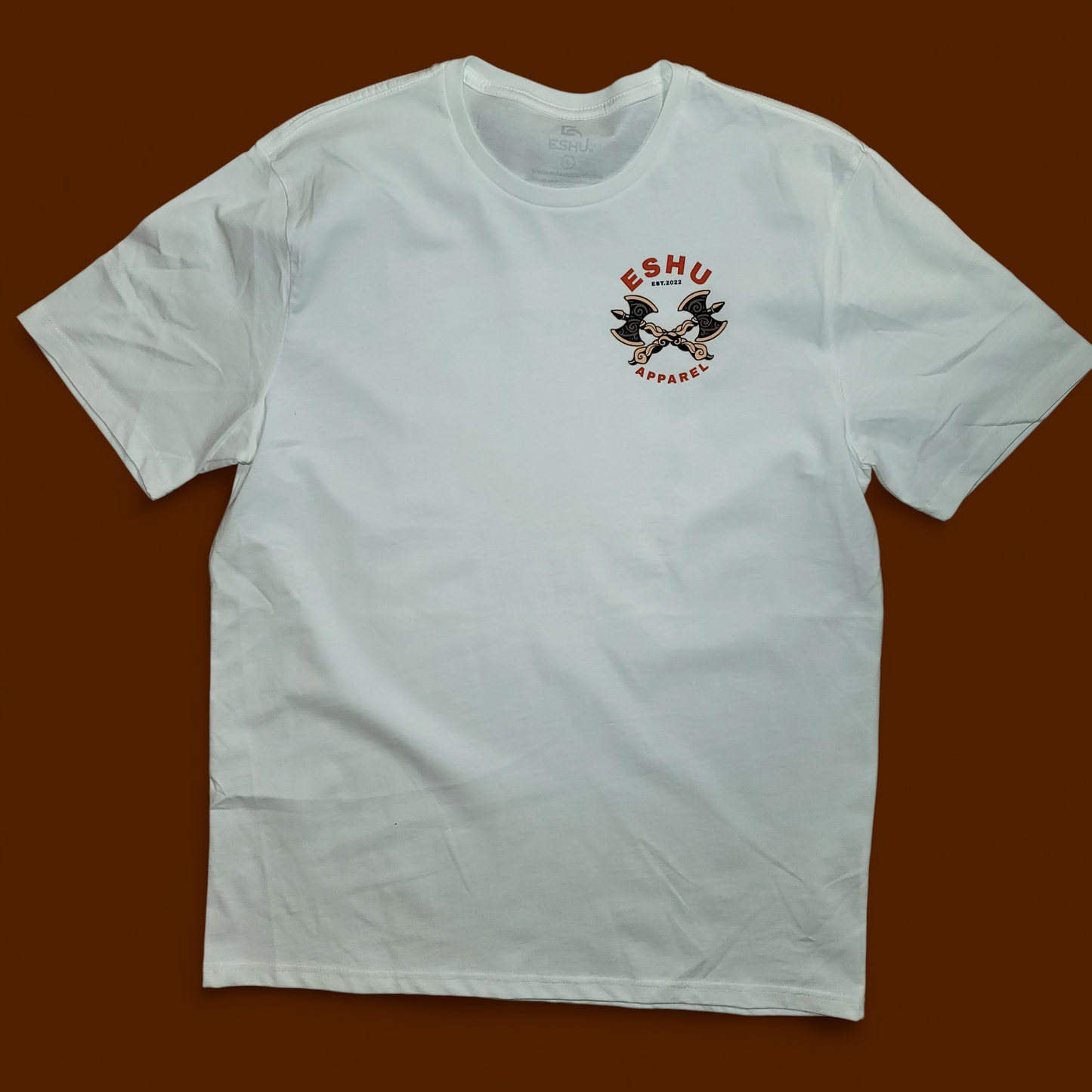 Eshu Apparel "No Steps Wasted" T-Shirt – 100% Cotton | Black & White | M-XXL