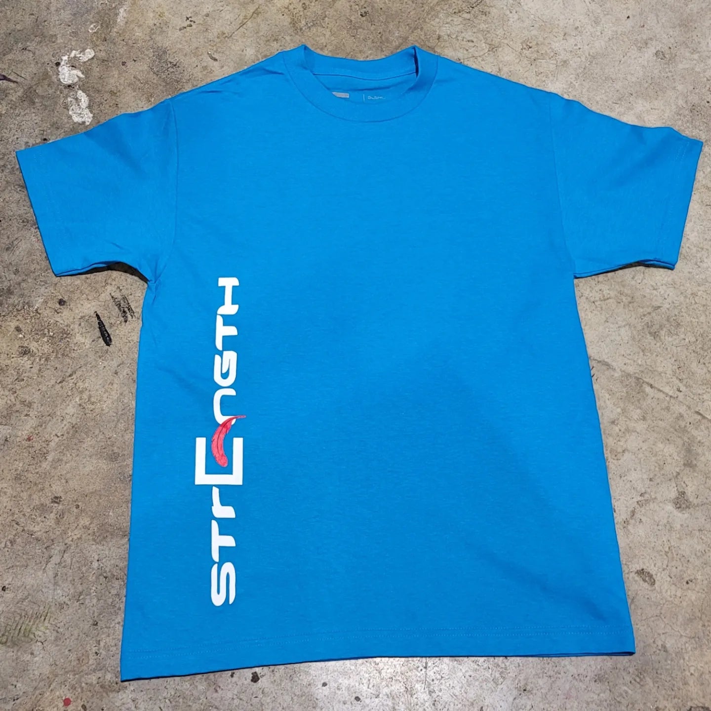 NOW AVAILABLE | STRENGTH | Eshu Apparel | Screen Print Vertical T-Shirt | 100% Cotton