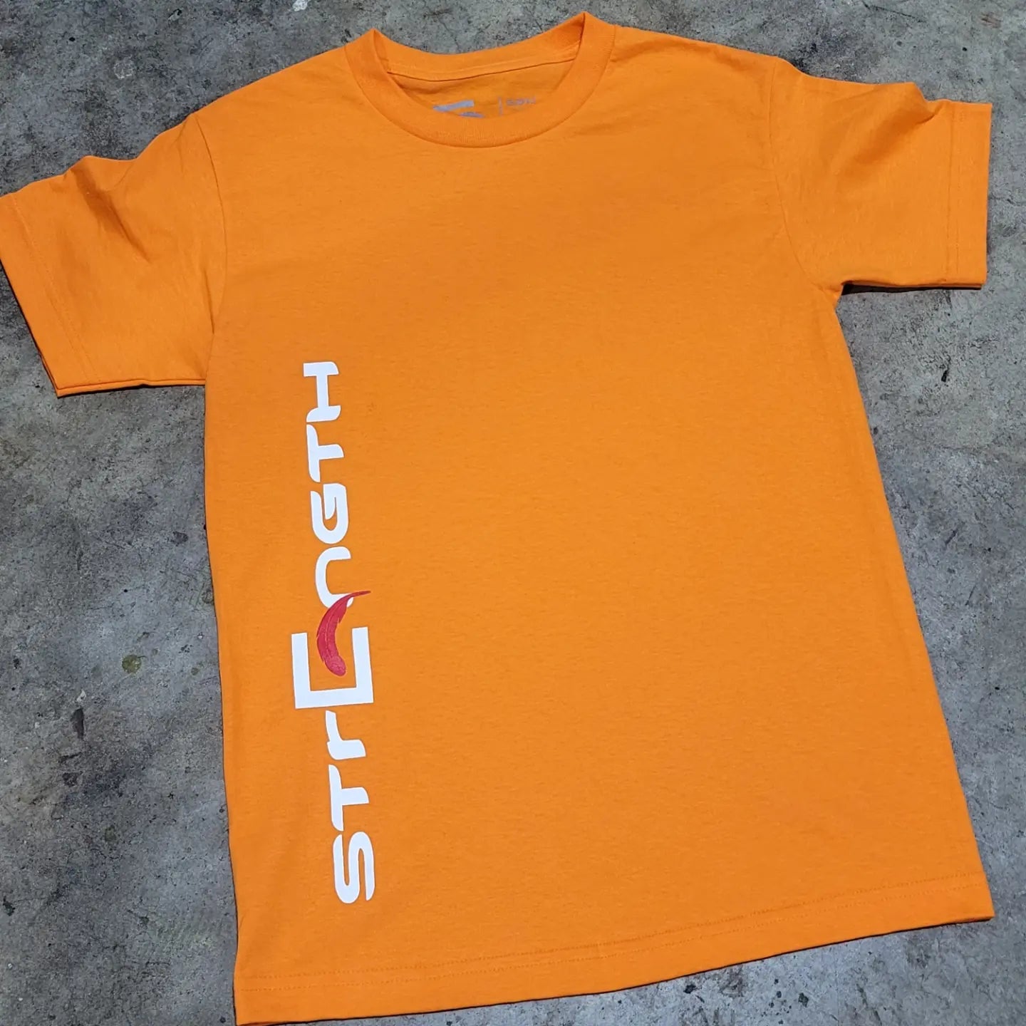 NOW AVAILABLE | STRENGTH | Eshu Apparel | Screen Print Vertical T-Shirt | 100% Cotton