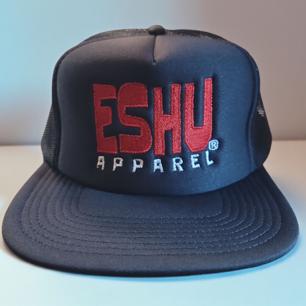 ESHU® Apparel - The Stacked Edition Embroidered 5-Panel Trucker Hats