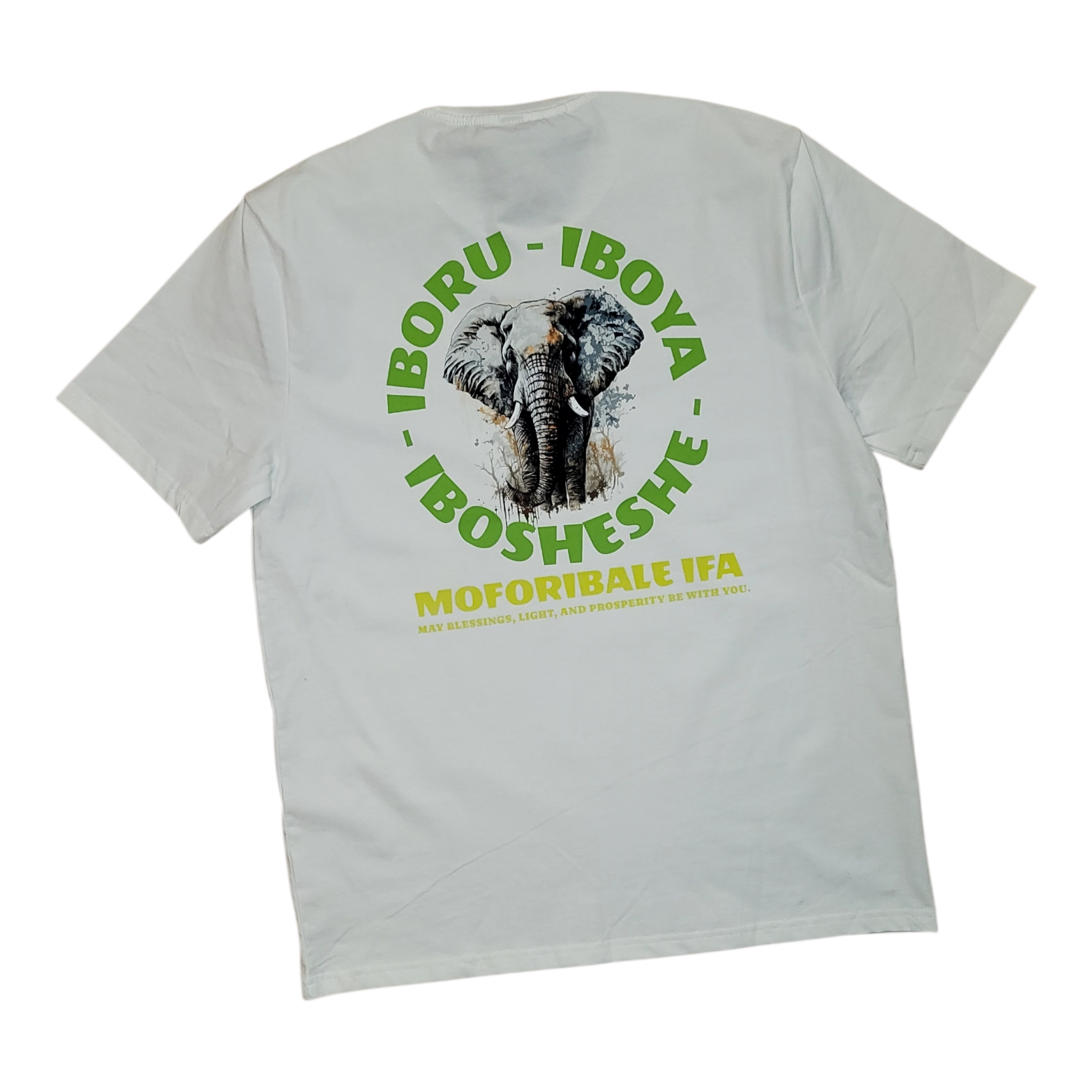 ENGLISH - IBORU IBOYA IBOSHESHE – MOFORIBALE IFA | Eshu® Apparel Heavyweight T-Shirt