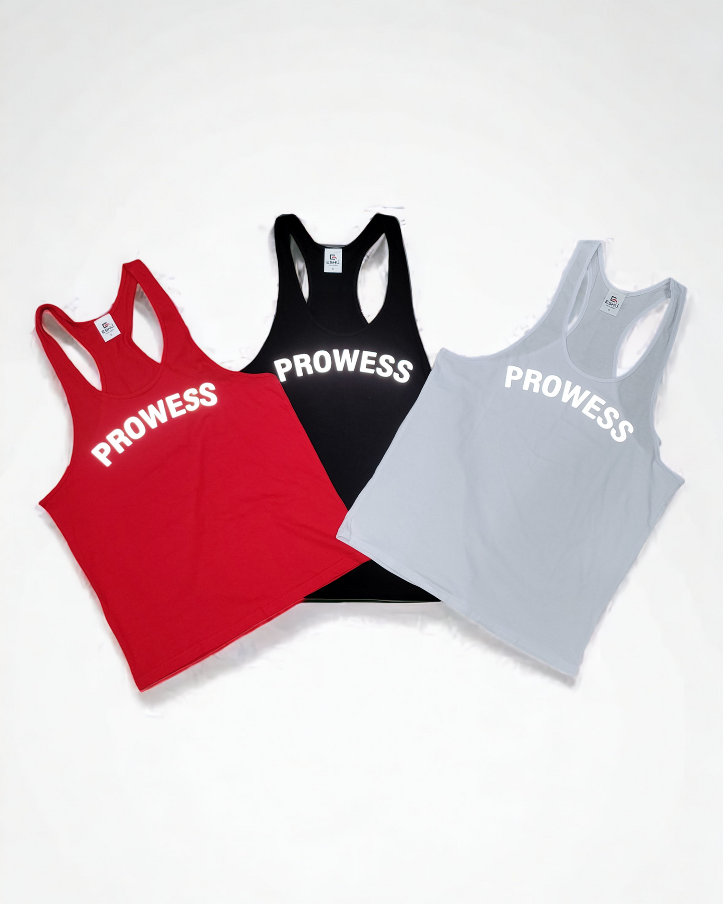 Eshu Apparel Prowess Tank Tops | 100% Cotton | Reflective Silicone