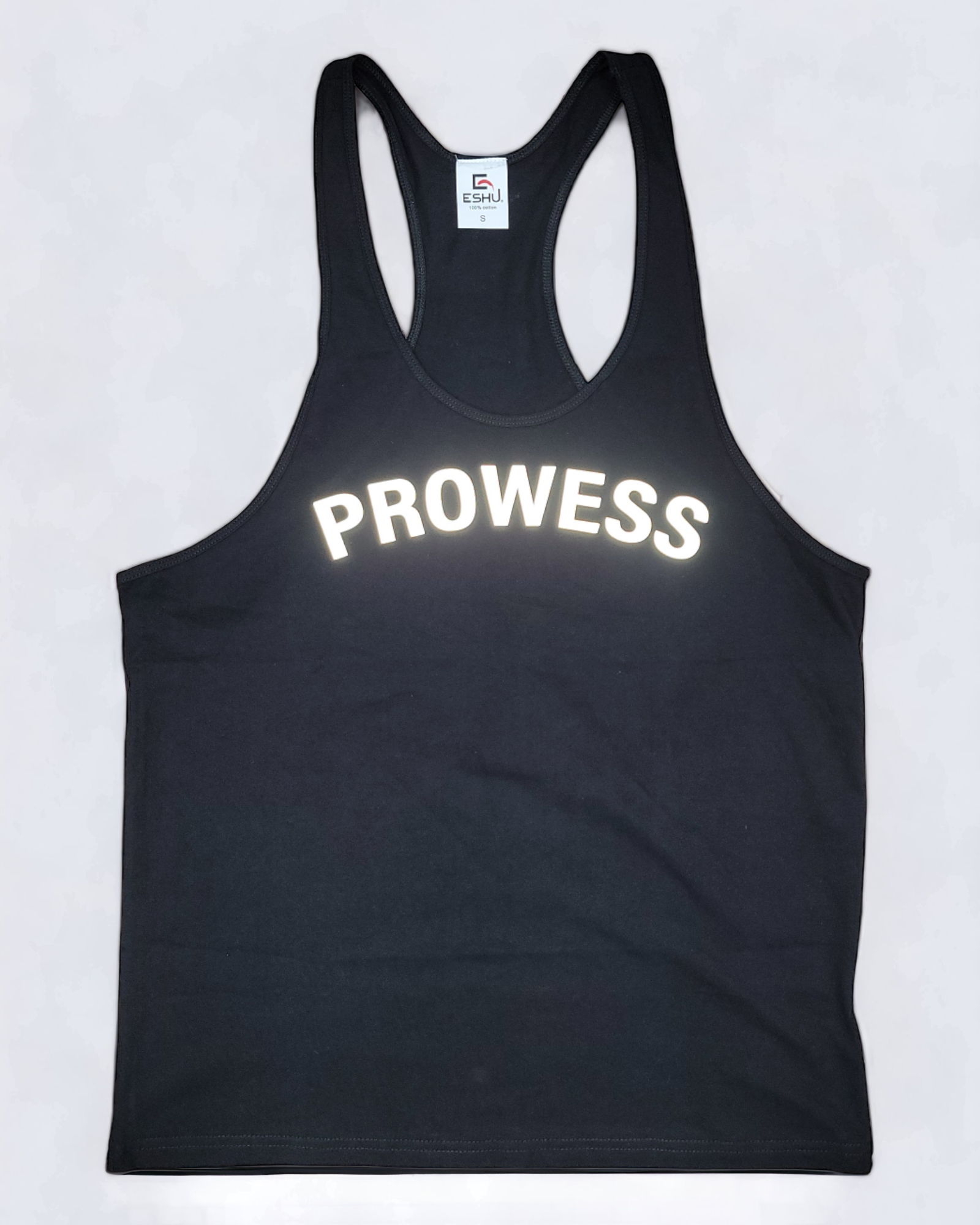 Eshu Apparel Prowess Tank Tops | 100% Cotton | Reflective Silicone