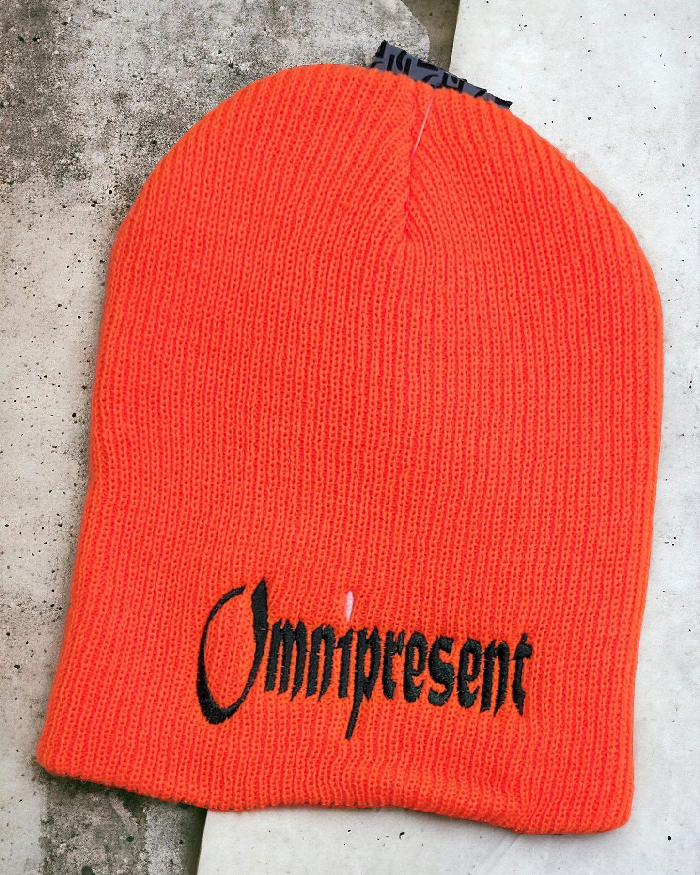 Eshu Apparel | Embroidered OMNIPRESENT Beanies – Your Winter Companion