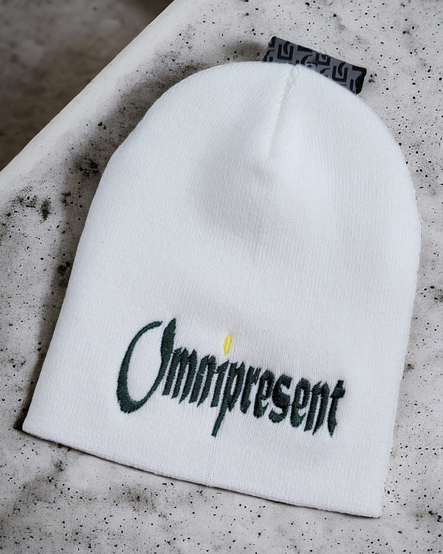 Eshu Apparel | Embroidered OMNIPRESENT Beanies – Your Winter Companion