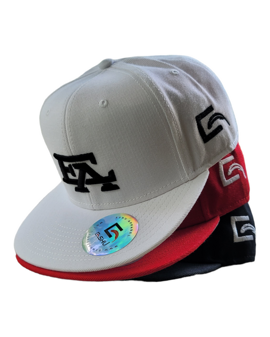 ESHU Apparel EA 3D Embroidered Snapbacks - 6 Panel, Classic Fit, Premium Fabric