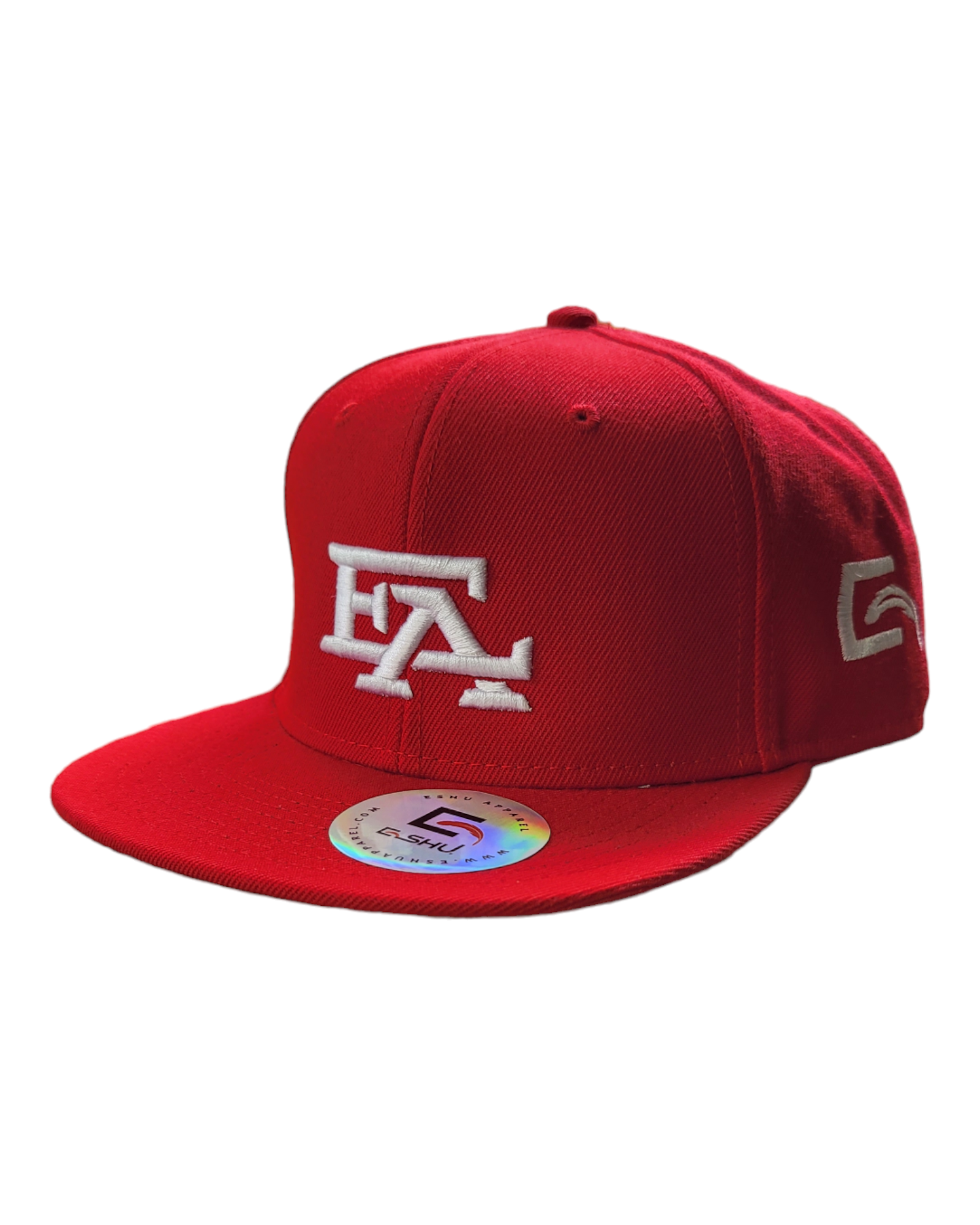 ESHU Apparel EA 3D Embroidered Snapbacks - 6 Panel, Classic Fit, Premium Fabric