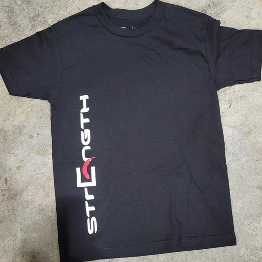 NOW AVAILABLE | STRENGTH | Eshu Apparel | Screen Print Vertical T-Shirt | 100% Cotton