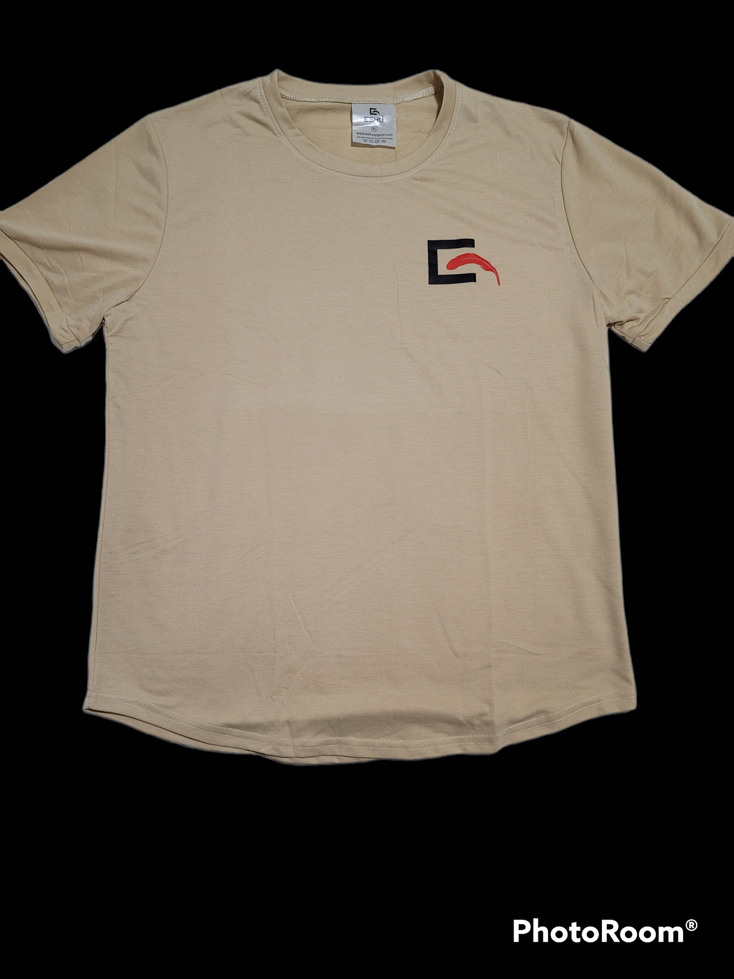 ESHU LOGO | KHAKI |  2 PIECE TRACK SET (SHIRT AND SHORTS)  | SLIM FIT  (M, L, XL, XXL)